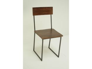 Recycled Wood Side Chair