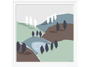 Mountain and Valley West, Neutral 35.5W x 35.5H