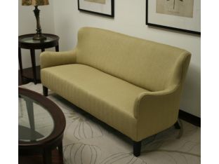 Meadow Green Herringbone Loveseat