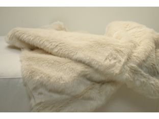 Polar Bear White Throw