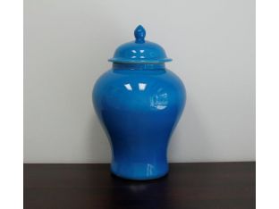 French Turquoise Ginger Jar