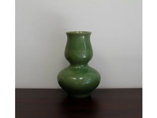 Small Olive Green Chalice Vase
