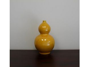 Yellow Gourd Vase